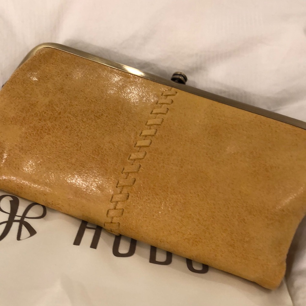 HOBO Tan Leather Wallet